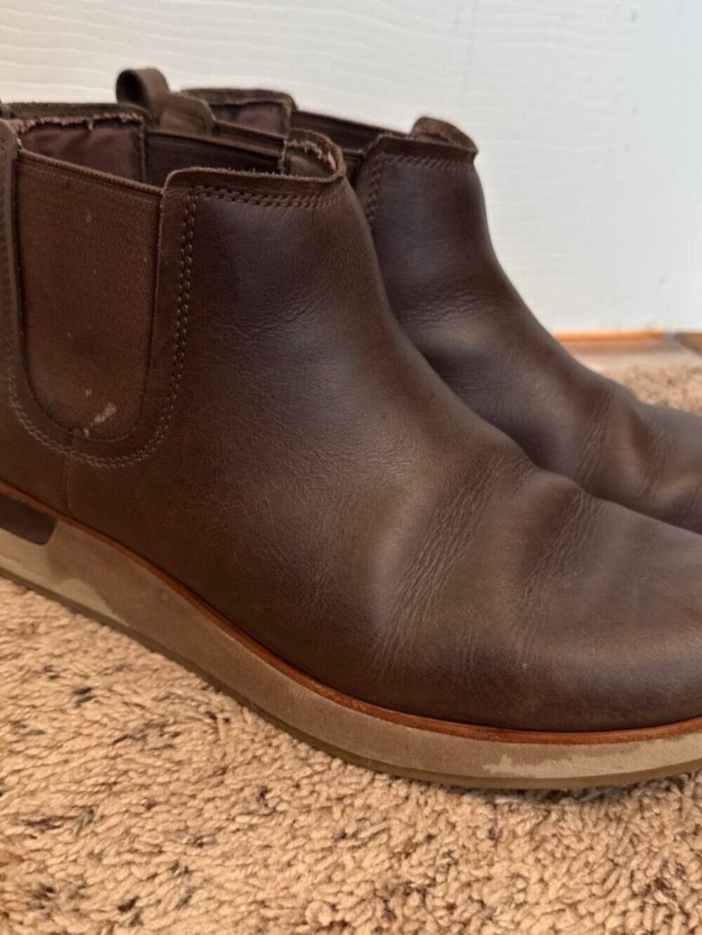 Merrell Women’s 10 brown leather ankle boots #leather #chelseaboots #boots